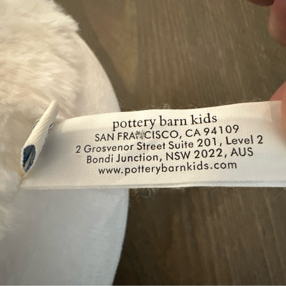 Pottery Barn Kids Plush Swan Cygne Medium Soft - Picture 2 of 9